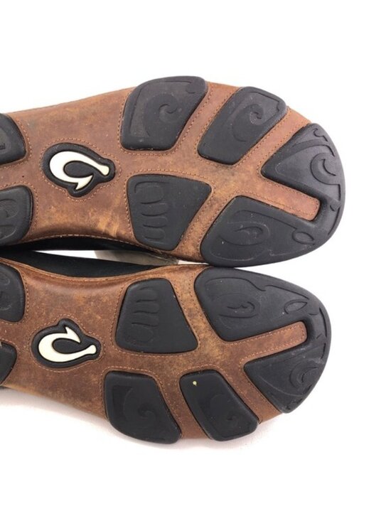 OluKai Moloā Leather Drop Heel Casual Shoes 8.5